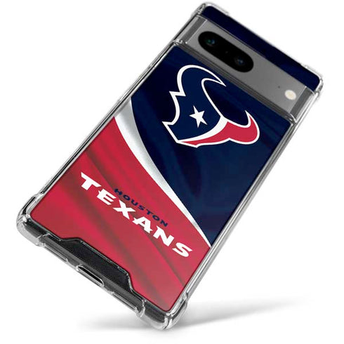 NFL Houston Texans Google Pixel 7a Clear Case
